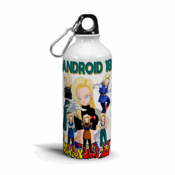 Botella Sport 750 ml Dragon Ball Androide 18.