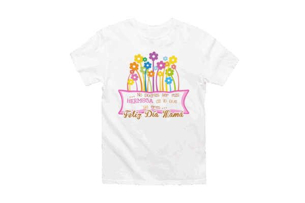 Camisa personalizada día de las madres.