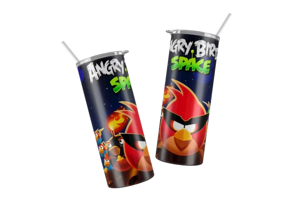 Vaso Skinny Angry Birds.