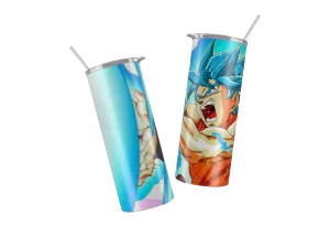 Vaso Skinny Goku Blue.