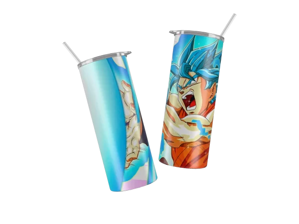 Vaso Skinny Goku Blue.