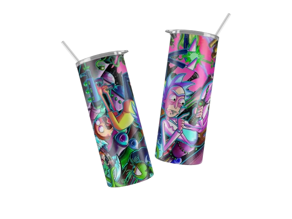 Vaso Skinny Rick y Morty.