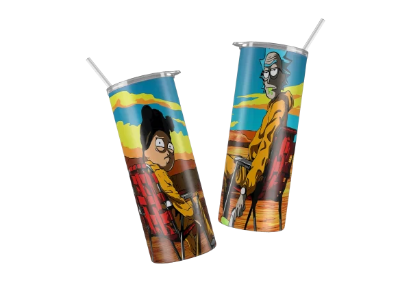 Vaso Skinny Rick y Morty.