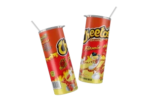 Vaso Skinny Snack Cheetos Flaming Hot.