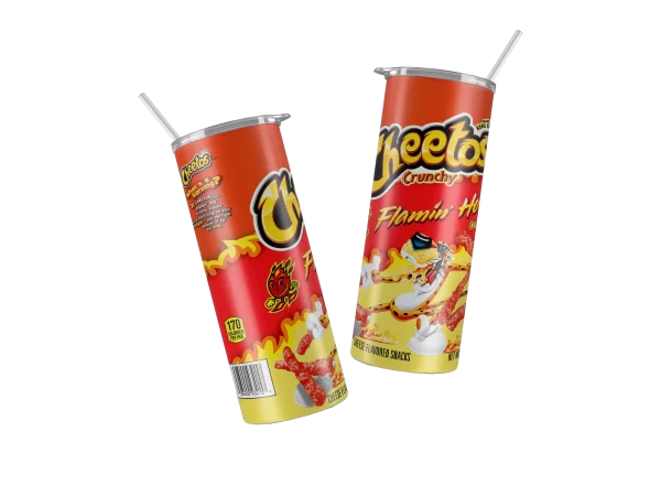 Vaso Skinny Snack Cheetos Flaming Hot.