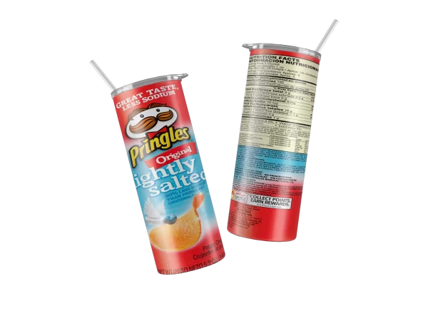 Vaso Skinny Pringles.