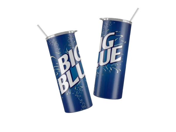 Vaso Skinny Big Blue.