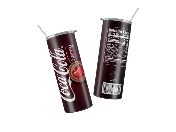 Vaso Skinny Coca Cola Cherry.