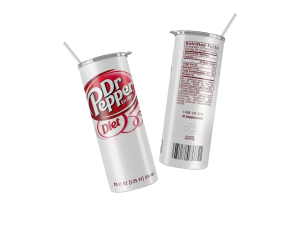 Vaso Skinny Dr. Pepper.