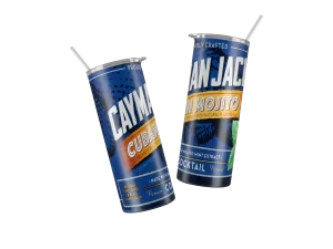 Vaso Skinny Cayman Jack.