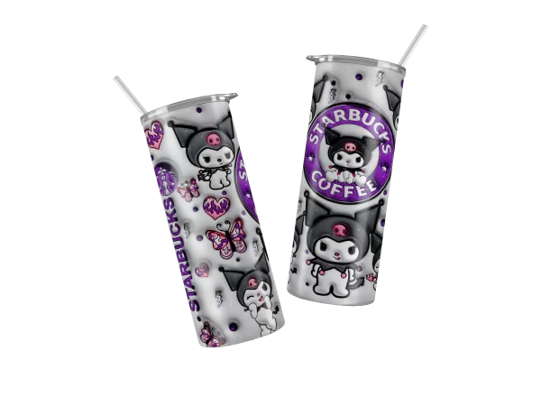 Vaso Skinny Hello Kitty Kuromi.