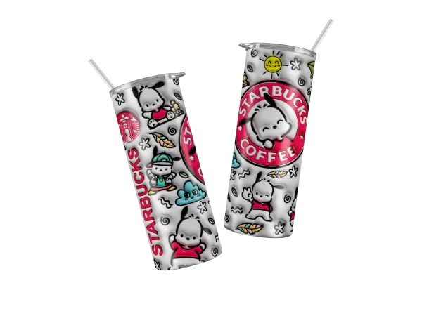 Vaso Skinny Hello Kitty Pochacco.