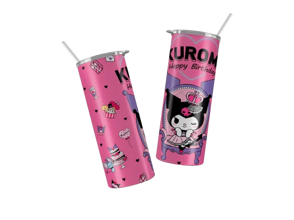 Vaso Skinny Hello Kitty Kuromi.