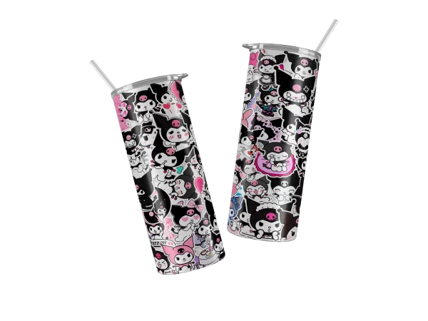 Vaso Skinny Hello Kitty Kuromi.