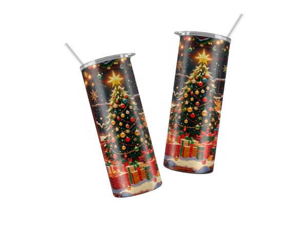 Vaso Skinny Navideño.