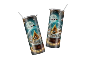 Vaso Skinny Navideño.