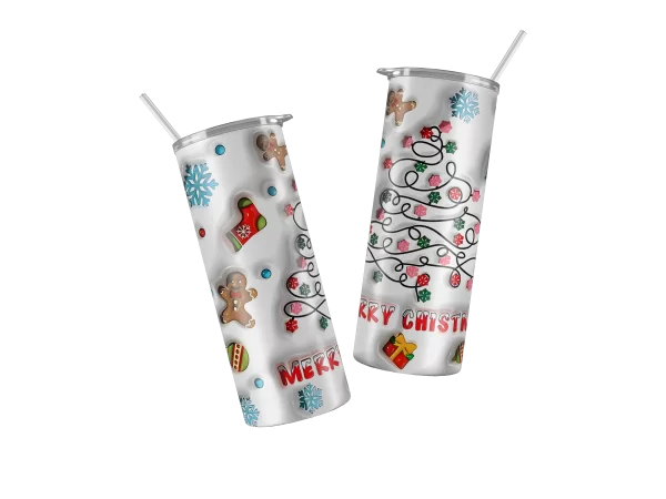 Vaso Skinny Navideño.