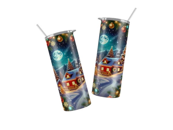 Vaso Skinny Navideño.