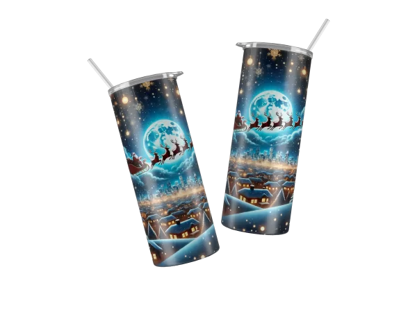 Vaso Skinny Navideño.