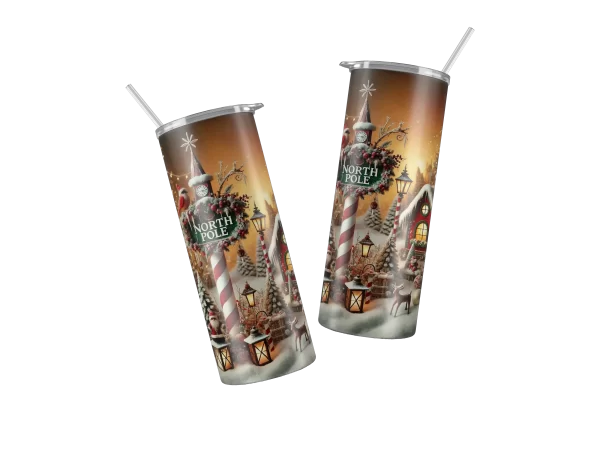 Vaso Skinny Navideño.