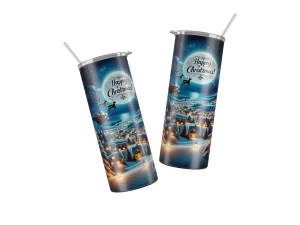 Vaso Skinny Navideño.