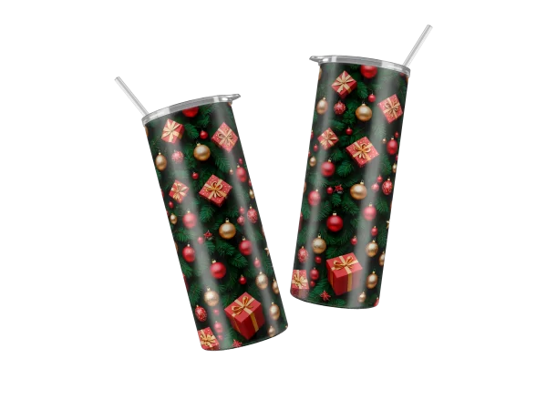 Vaso Skinny Navideño.
