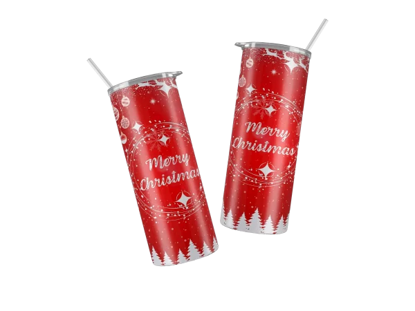 Vaso Skinny Navideño.