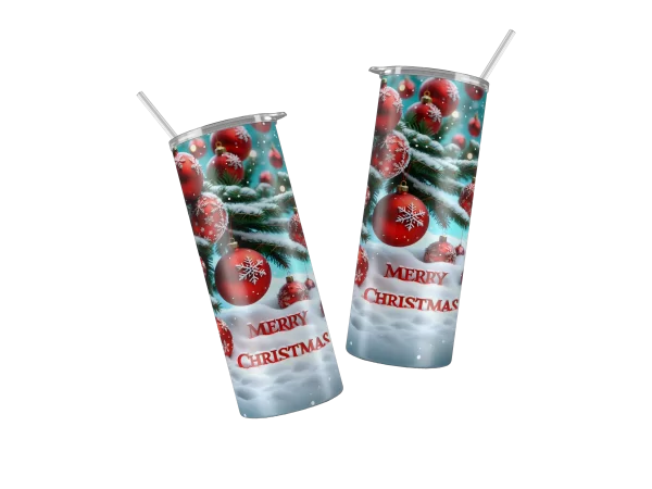 Vaso Skinny Navideño.
