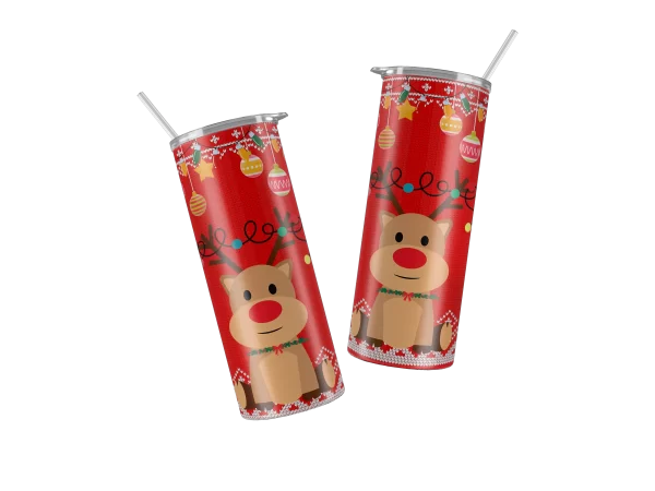 Vaso Skinny Navideño.