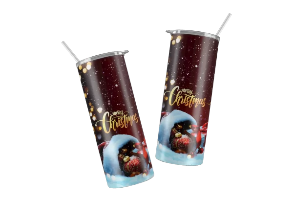 Vaso Skinny Navideño.