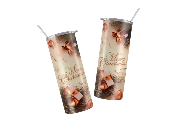 Vaso Skinny Navideño.