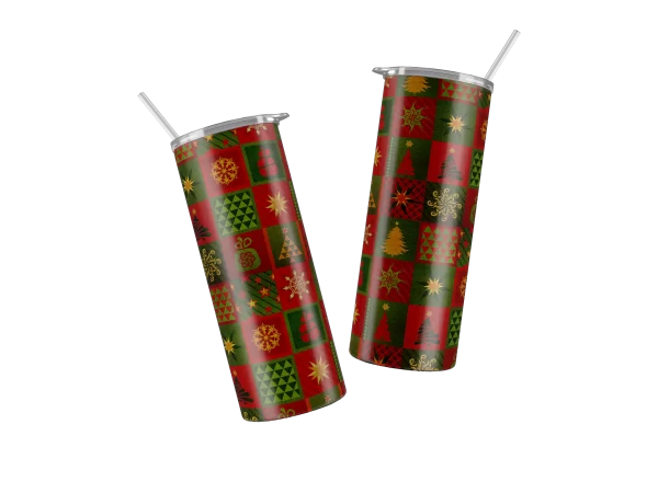 Vaso Skinny Navideño.
