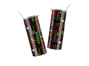 Vaso Skinny Navideño.