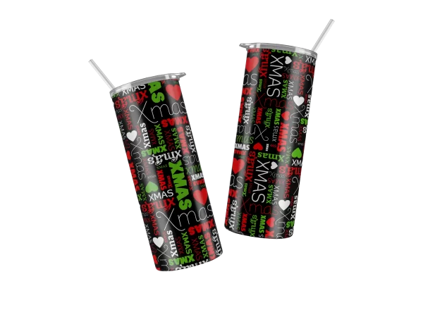 Vaso Skinny Navideño.