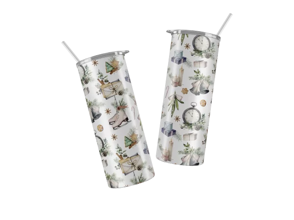 Vaso Skinny Navideño.