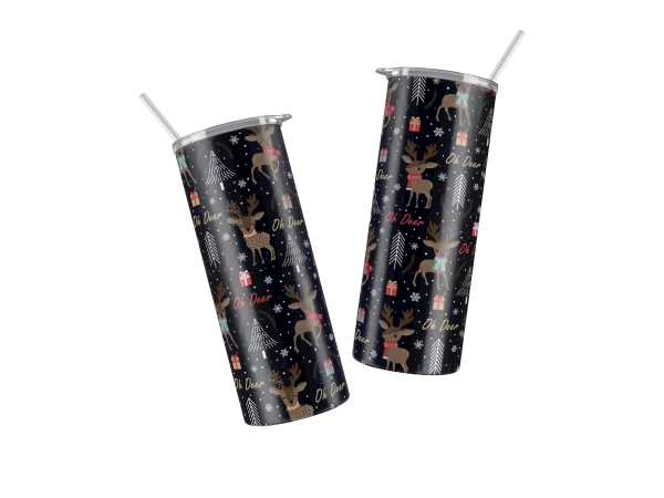 Vaso Skinny Navideño.