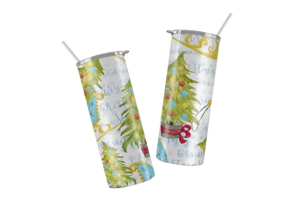 Vaso Skinny Navideño.