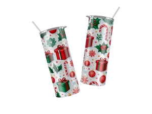 Vaso Skinny Navideño.