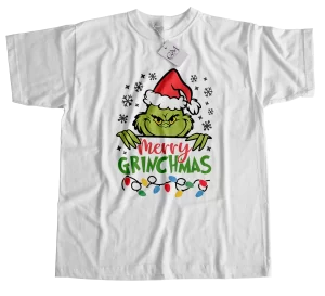 Camiseta Navideña Personalizada Grinch.