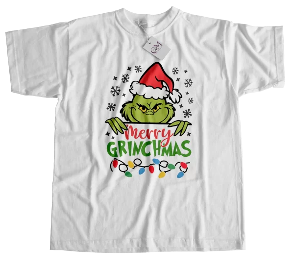 Camiseta Navideña Personalizada Grinch.