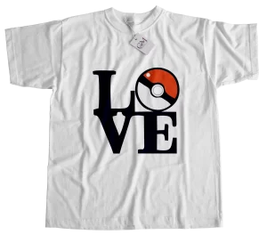 Camisetas Personalizadas Día del Amor y la Amistad Pokémon.