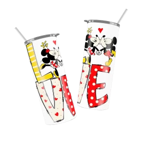 Vaso Skinny Dia del Amor y la Amistad.