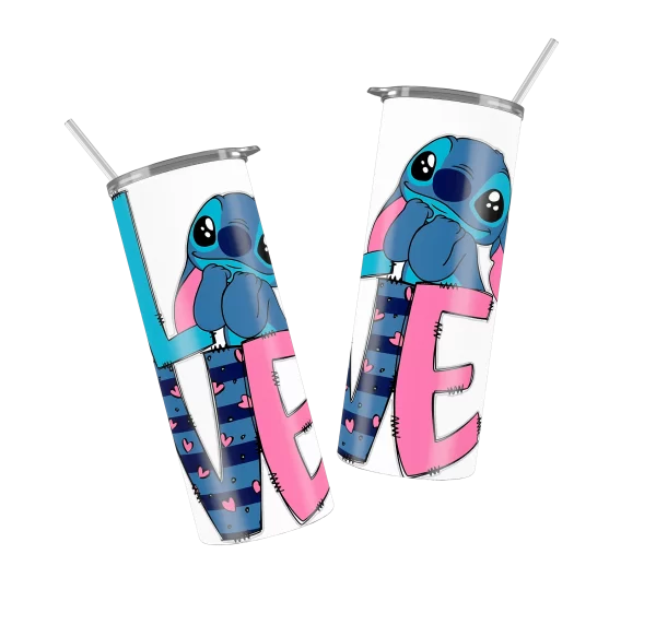 Vaso Skinny Dia del Amor y la Amistad.