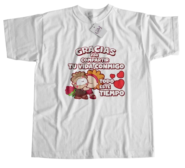 Camisetas Personalizadas Día del Amor y la Amistad.